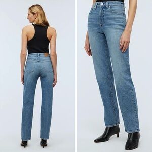 Madewell The '90s Straight Jeans Rondell Wash Size 26